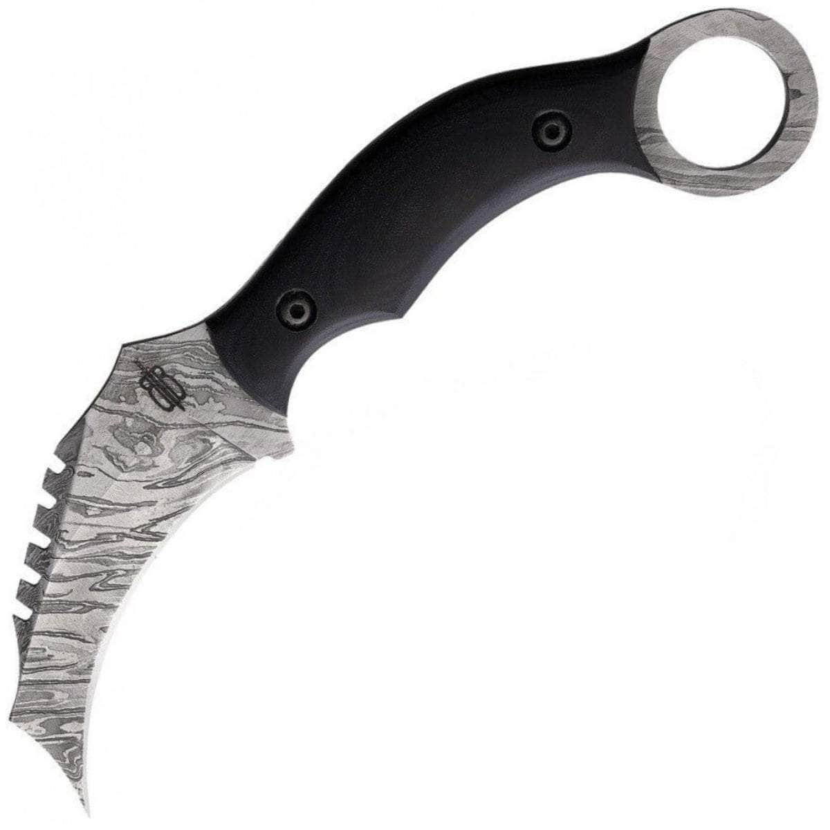 BnB Damascus Venom Karambit, 3 Hawkbill Blade, G10 Handle - BNB1230KMB New Styles For Sale