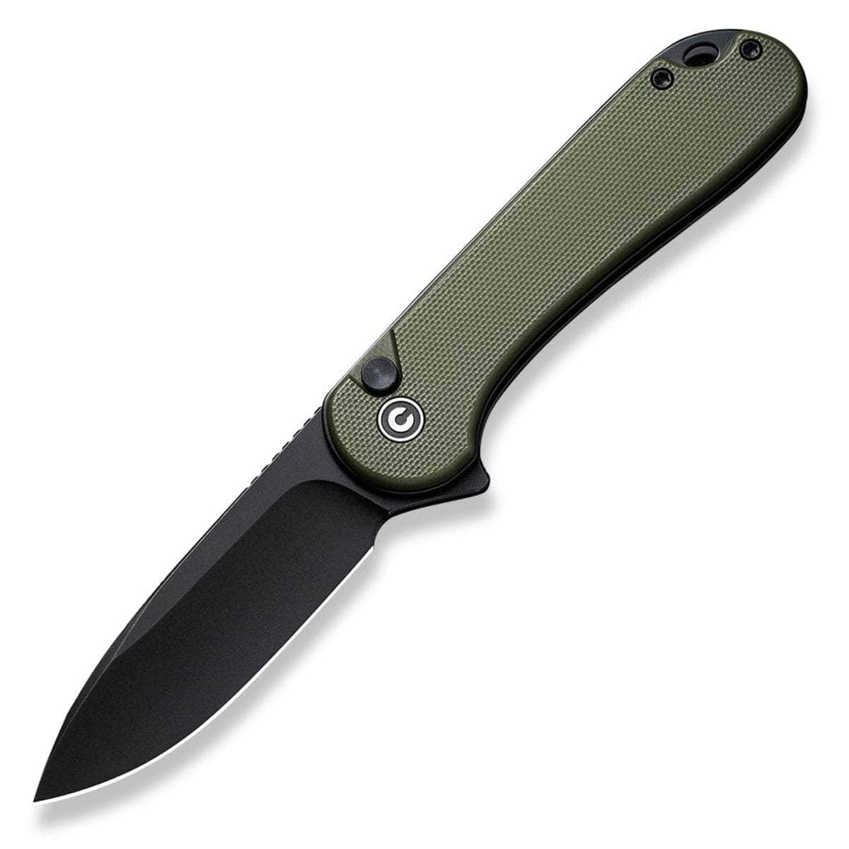 CIVIVI Button Lock Elementum II, 2.96 Black Nitro-V Blade, OD Green G10 Handle - C18062P-3 Cheap Store