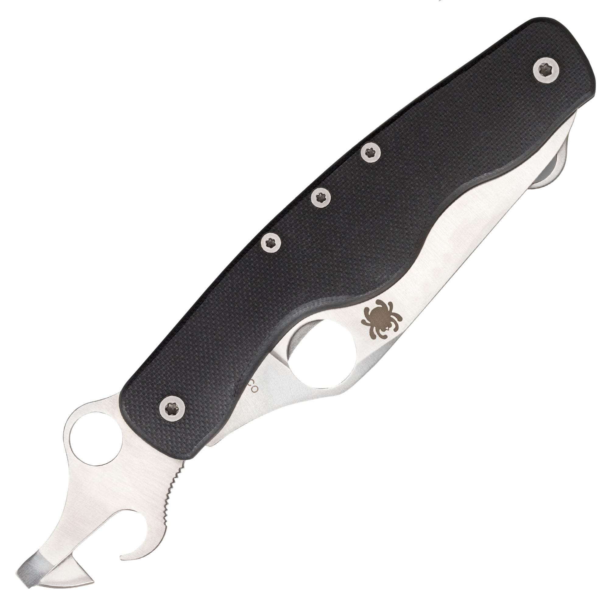 Spyderco ClipiTool, 6 Tools, 3.5 Blade, Black G10 Handle - C208GP Good Selling Online