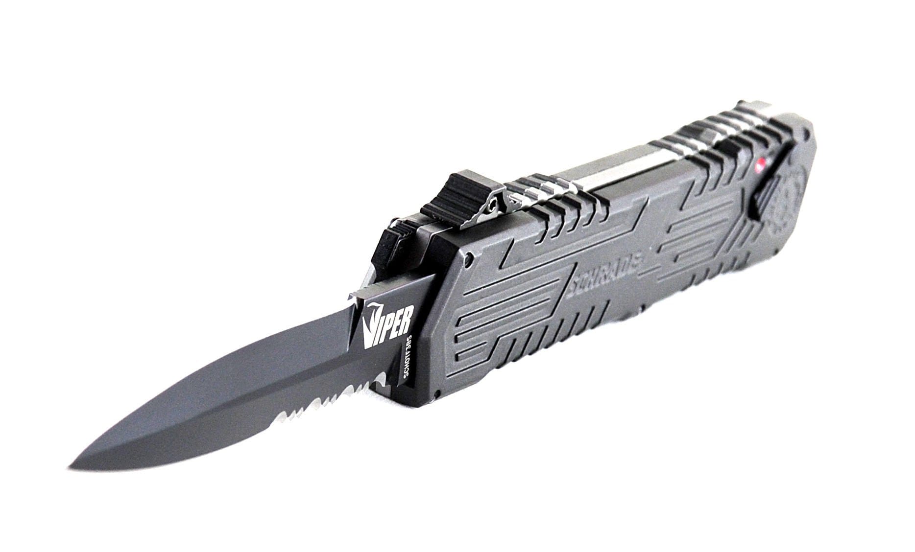 Schrade Viper 3 Assisted OTF, 3.5 ComboEdge Blade, Aluminum Handle - SCHOTF3BS Online