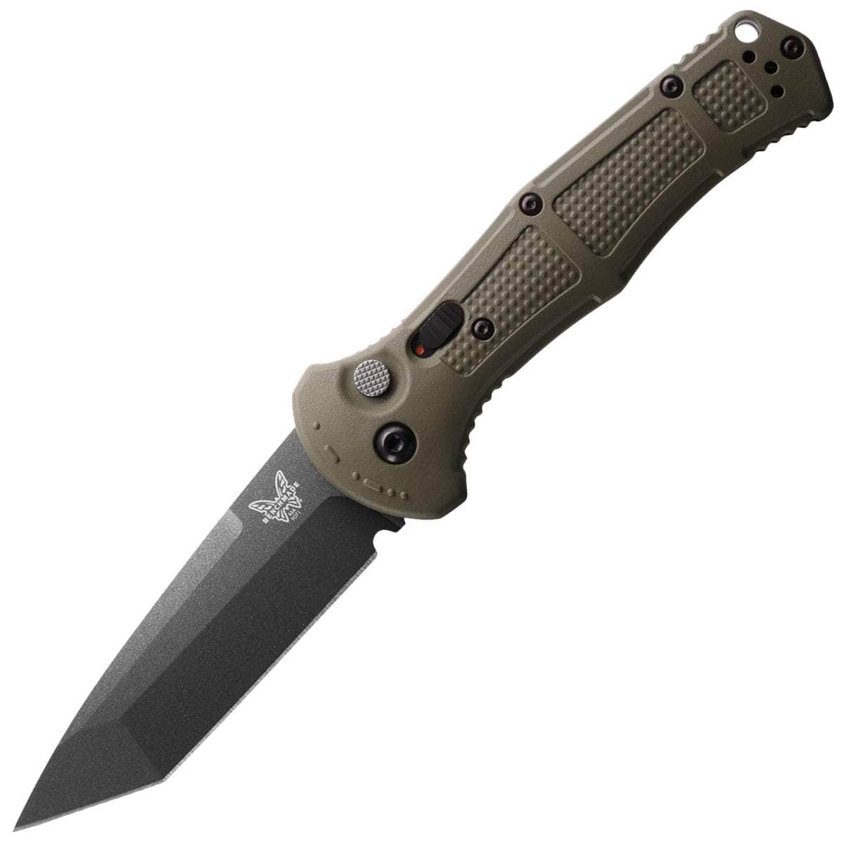 Benchmade Claymore Auto, 3.6 D2 Tanto Blade, Ranger Green Grivory Handle - 9071BK-1 Enjoy Cheap Pice