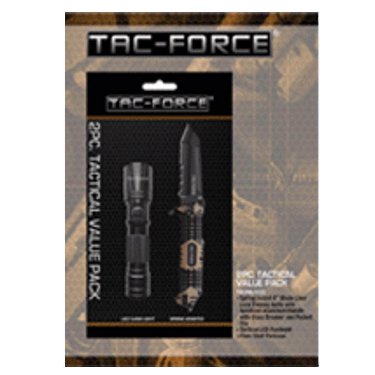 Tac-Force 2-Piece Value Pack, Assisted Knife and LED Flashlight - TF-PR-103 2025 Newest Cheap Online