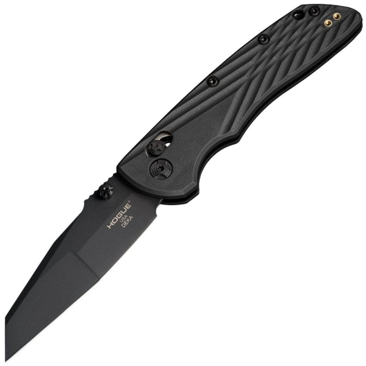 Hogue Deka Folder, 3.25 MagnaCut Wharncliffe Blade, Black Polymer Handle - 24366 Online For Sale