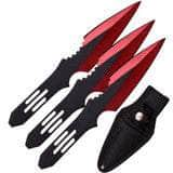 Perfect Point Throwing Knives Set, 3 Blue 5.5 Throwers - PP-595-3RD New Online