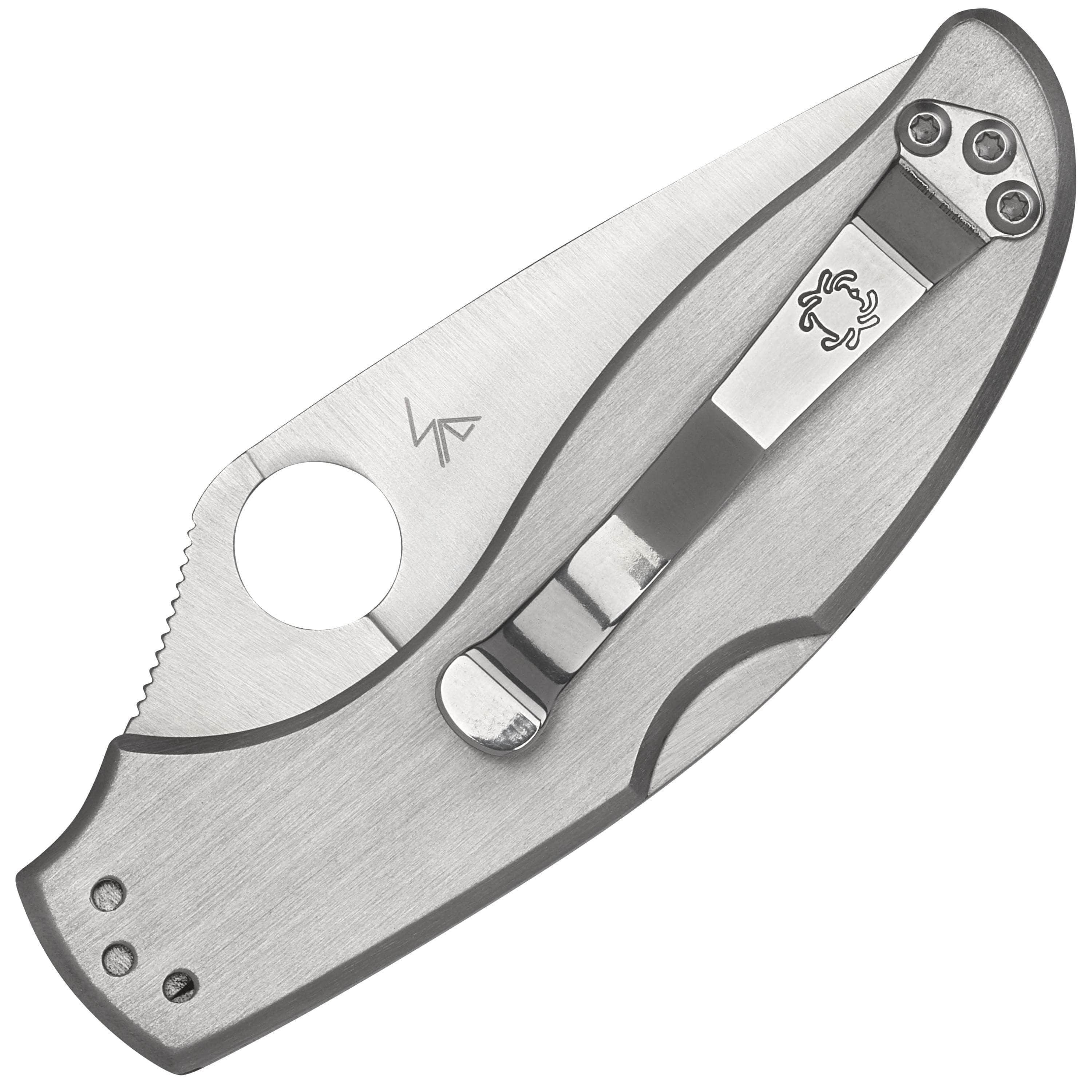 Spyderco UpTern, 2.82 ComboEdge Blade, Steel Handle - C261PS Outlet Explore