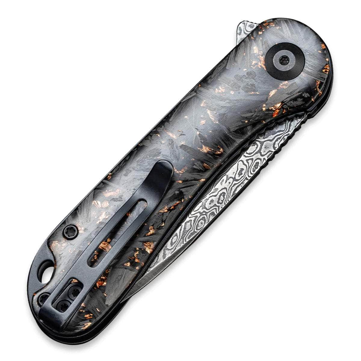 CIVIVI Elementum, 2.96 Damascus Blade, Shredded Carbon Fiber And Copper Handle - C907C-DS3 2025 Online