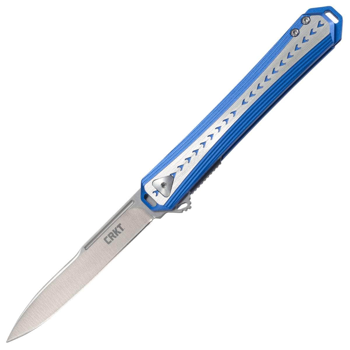 CRKT Stickler, 3.38 Assisted Blade, Blue Aluminum Handle - 6710 Buy Cheap Huge Surprise