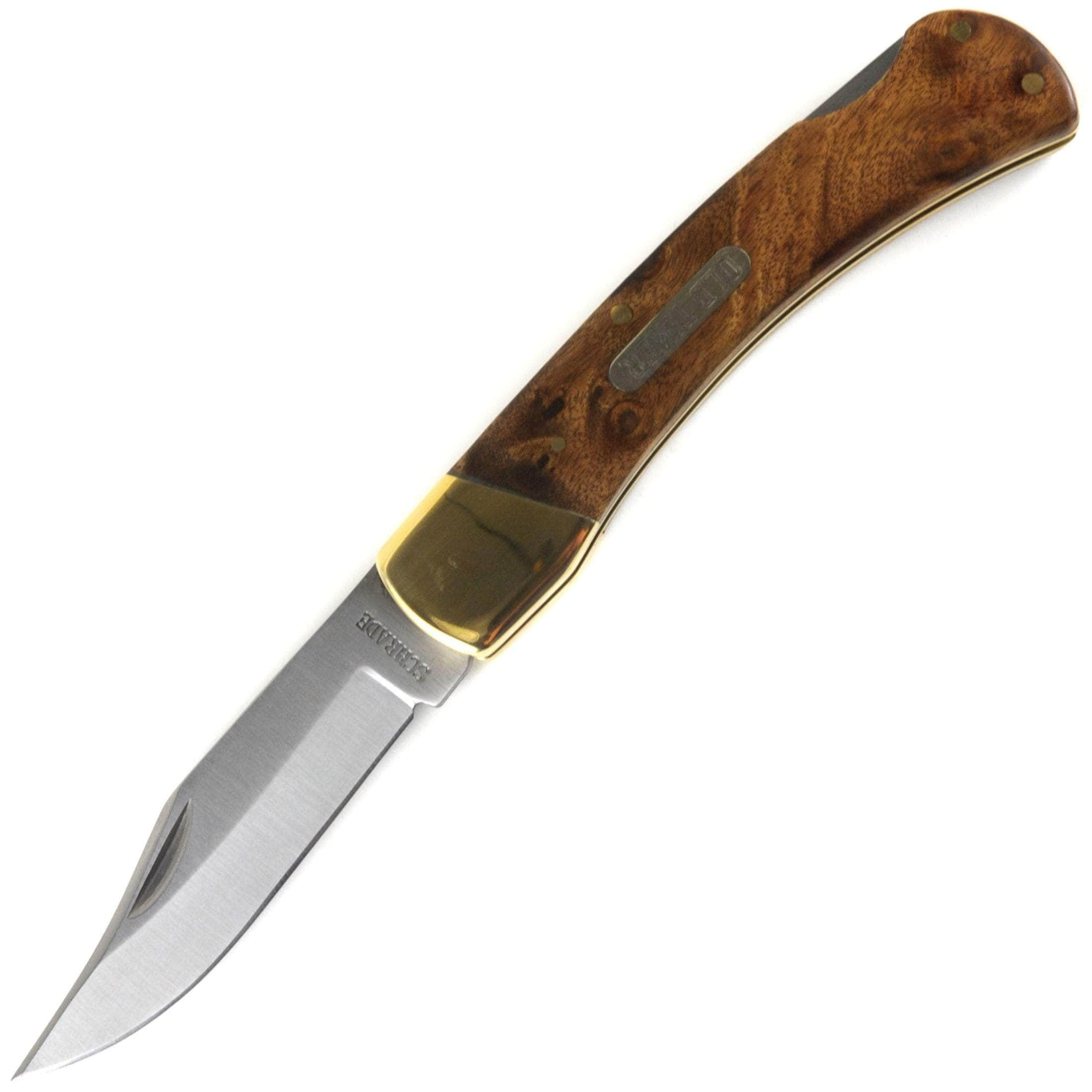 Schrade Old Timer 6OTW Golden Bear, 3.6 Blade, Desert Ironwood Handle, Sheath Authentic Cheap Pice