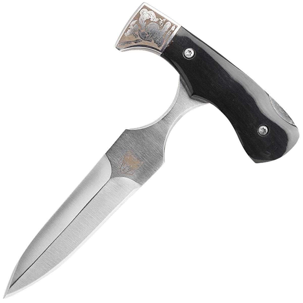 CobraTec Folding Push Dagger, 3 440C Blade, Black Bone Handle - FBPD Outlet Manchester Great Sale