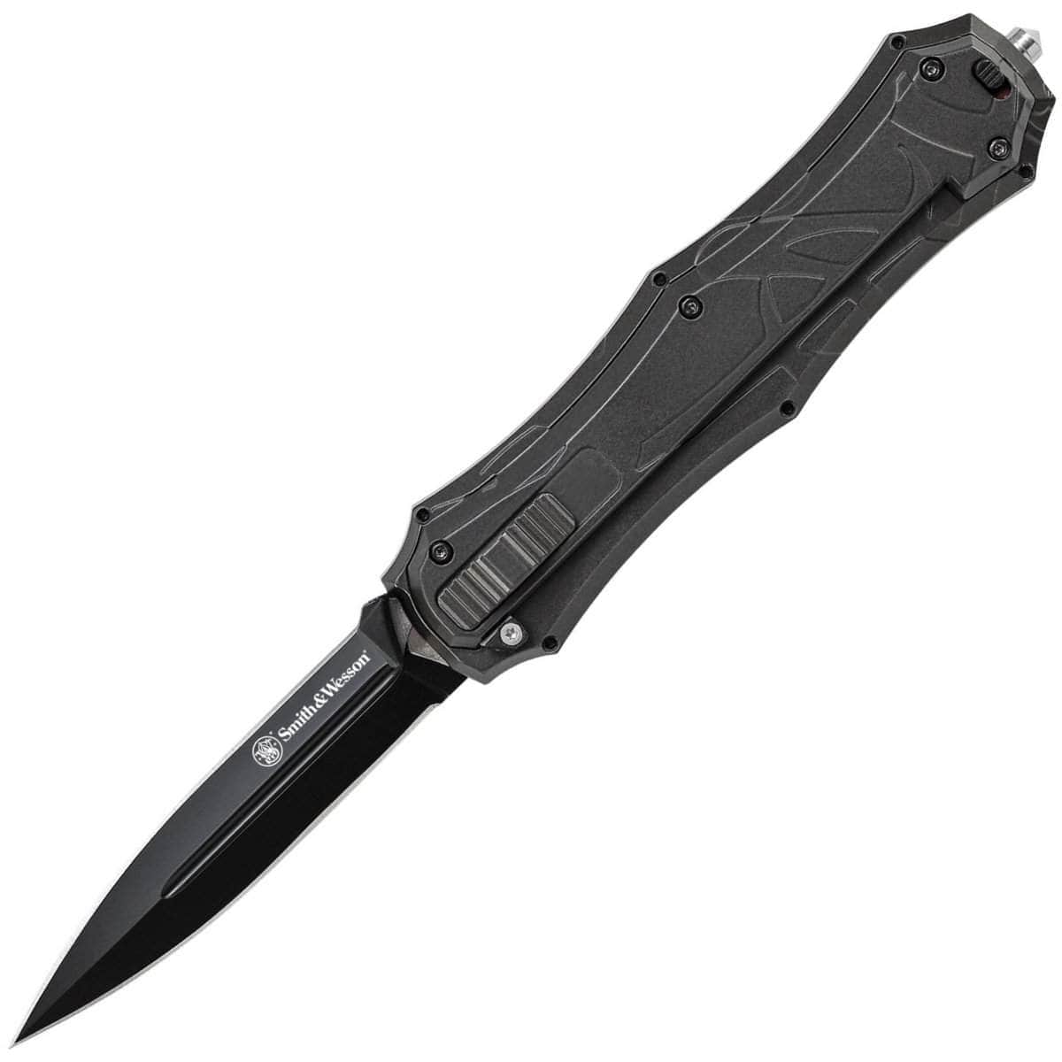 Smith & Wesson SWOTF9B Assisted OTF, 3.6 Spear Blade, Aluminum Handle Discount With Mastercard