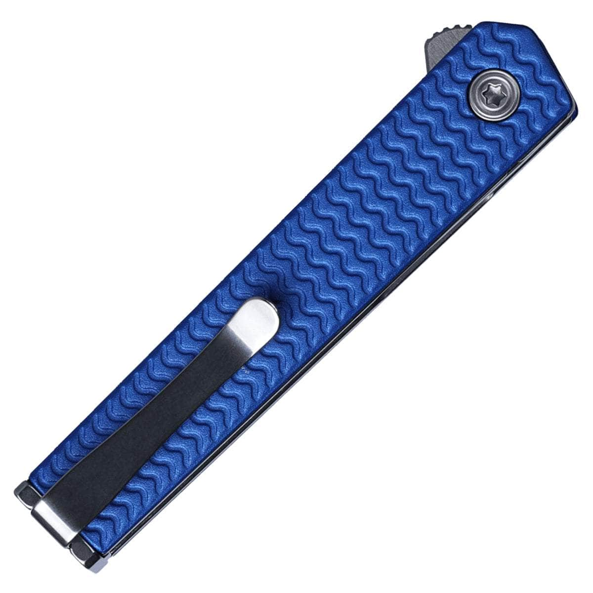 CRKT CEO Microflipper, 2.21 Wharncliffe Blade, Blue Aluminum Handle - 7083 Many Kinds Of Online