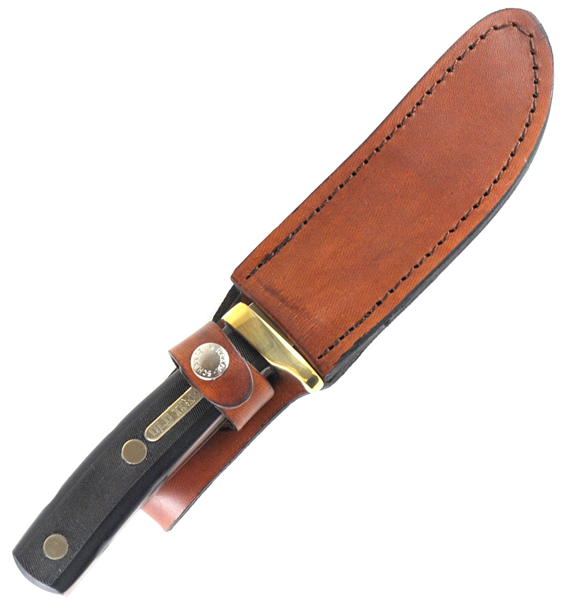 Schrade Old Timer Woodsman, 5 Blade, Sawcut Handle, Leather Sheath - 165OT Where To Buy