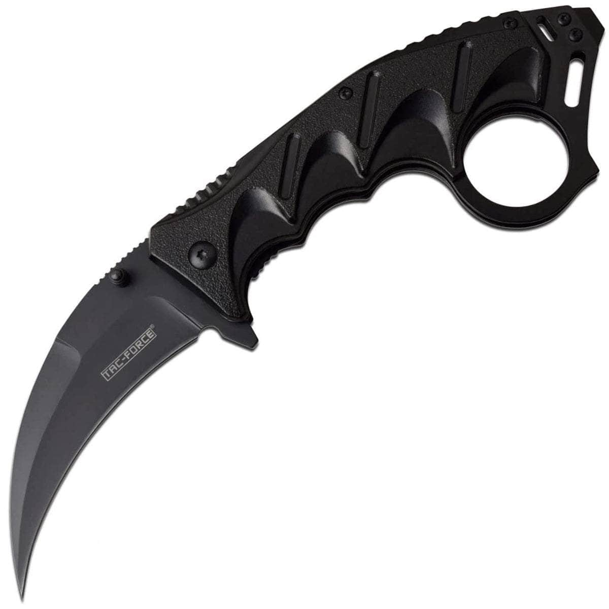 Tac-Force Tactical Karambit, 3.5 Assisted Blade, Aluminum Handle - TF-957BK Sale Official