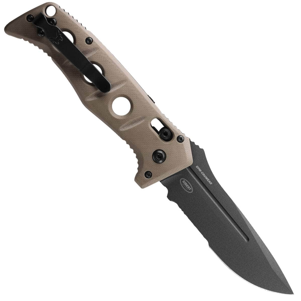 Benchmade 2750SGY-3 Auto Adamas, 3.78 CruWear Blade, Desert Tan G10, Sheath Deals