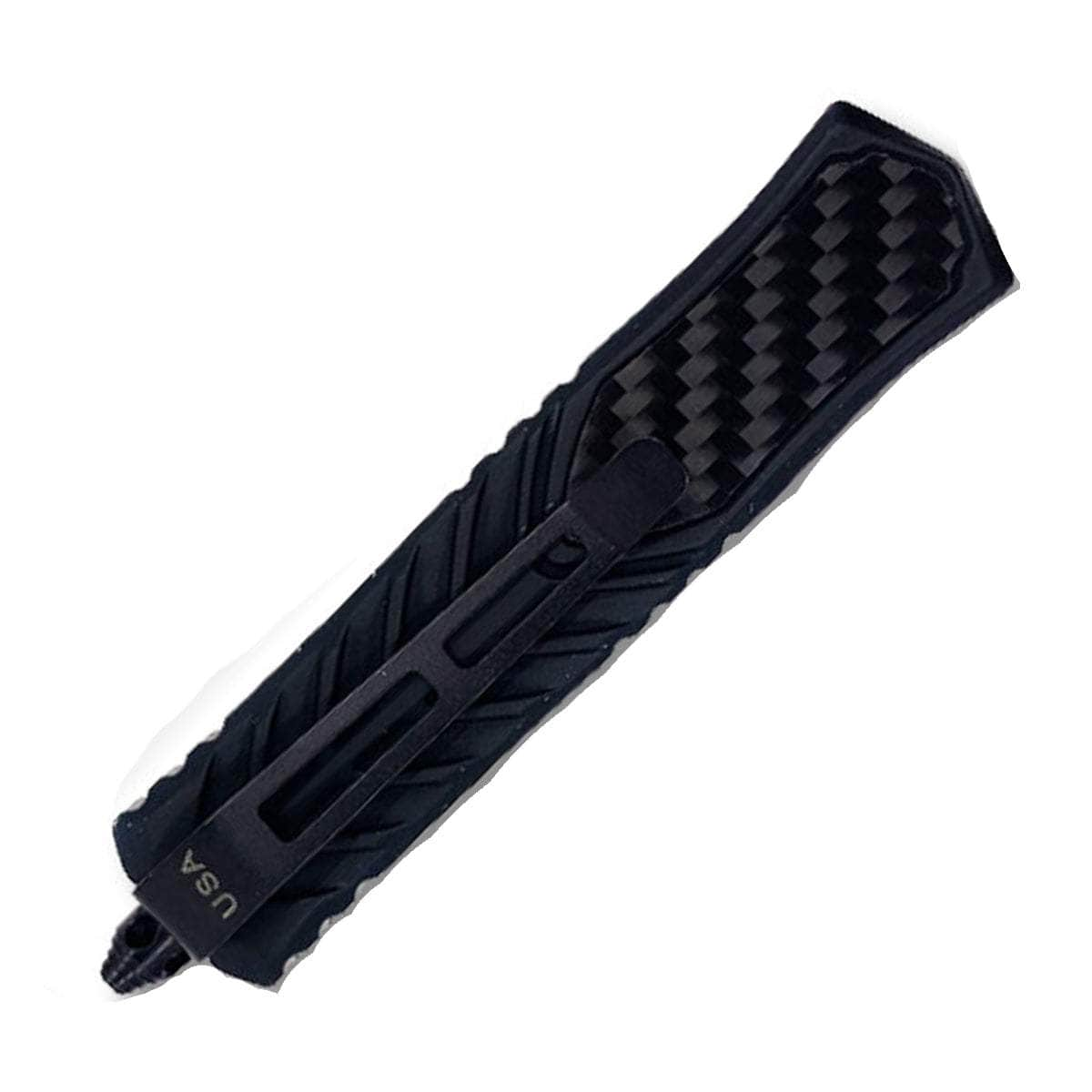 Delta Force Large Double Edge OTF, 3.5 Blade, Carbon Fiber/Aluminum Handle - OTFL-90 Buy Cheap Low Shipping