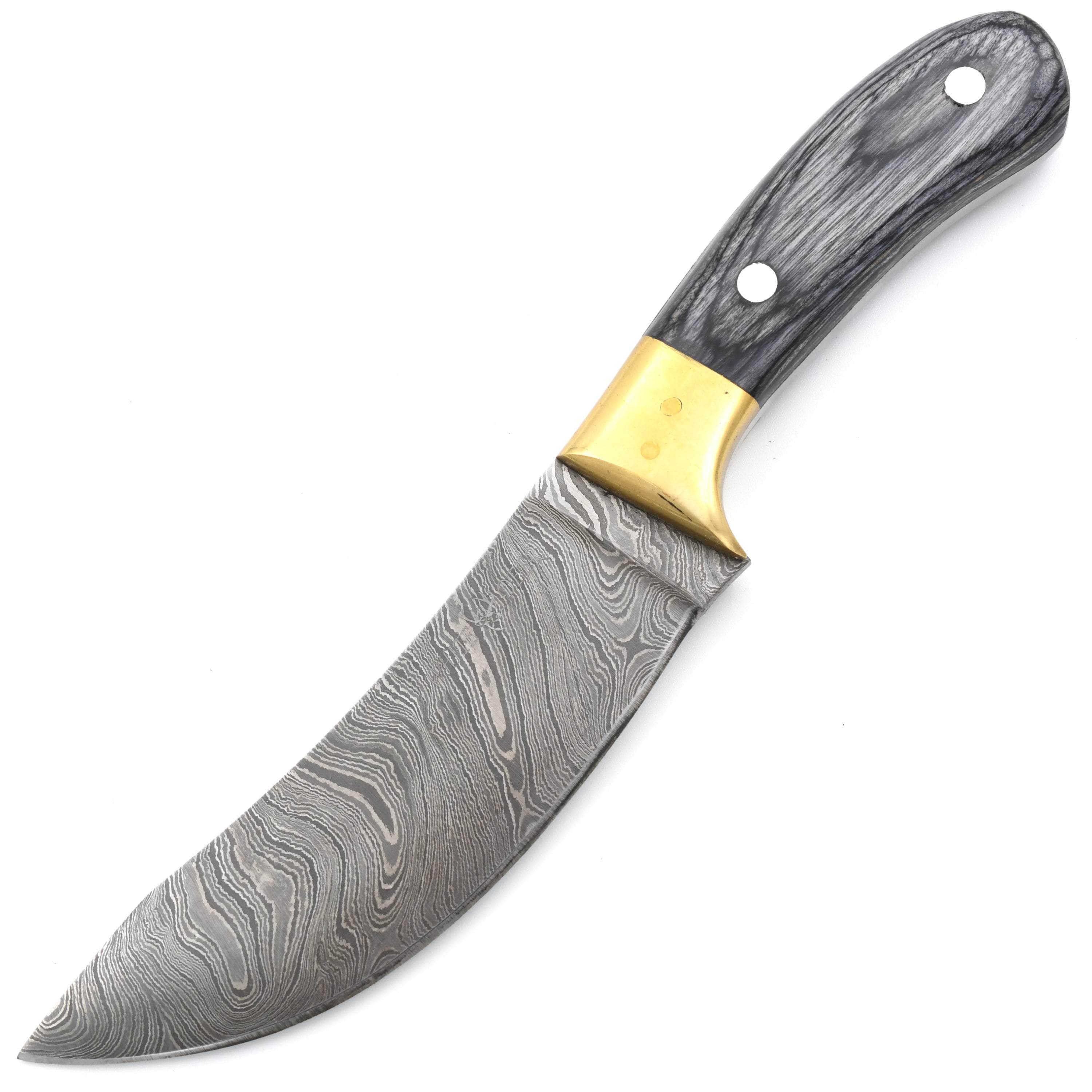 White Deer Damascus Skinner, 5 Blade, Exotic Wood Handle, Sheath - DM-2249 Sale Cheap Pices