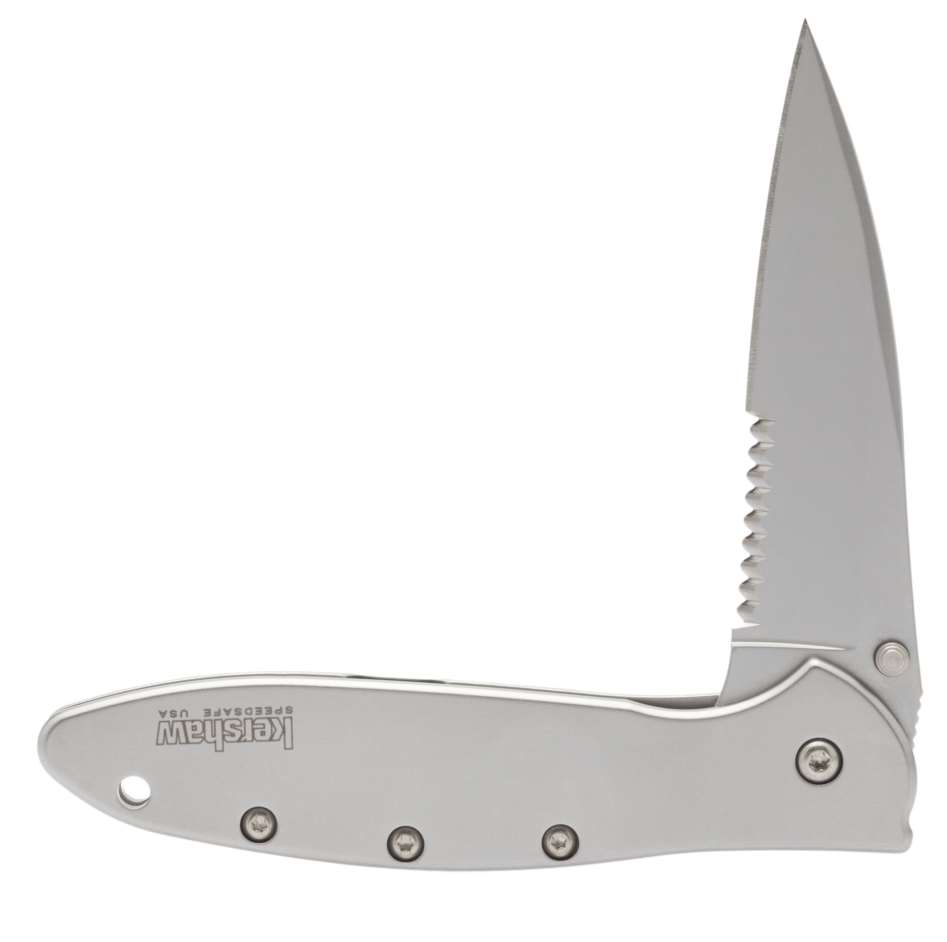 Kershaw Leek, 3 Assisted ComboEdge Blade, Steel Handle - 1660ST Buy Cheap Best Place