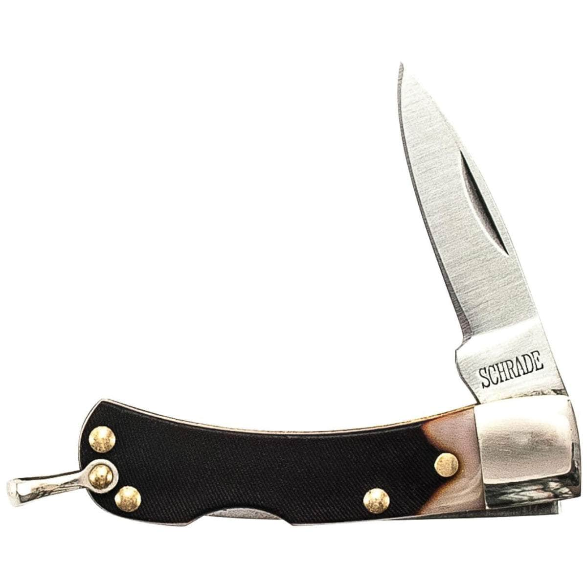 Schrade Old Timer Small Lockback, 1.6 Blade, Sawcut Handle - 1OT Free Shipping Online