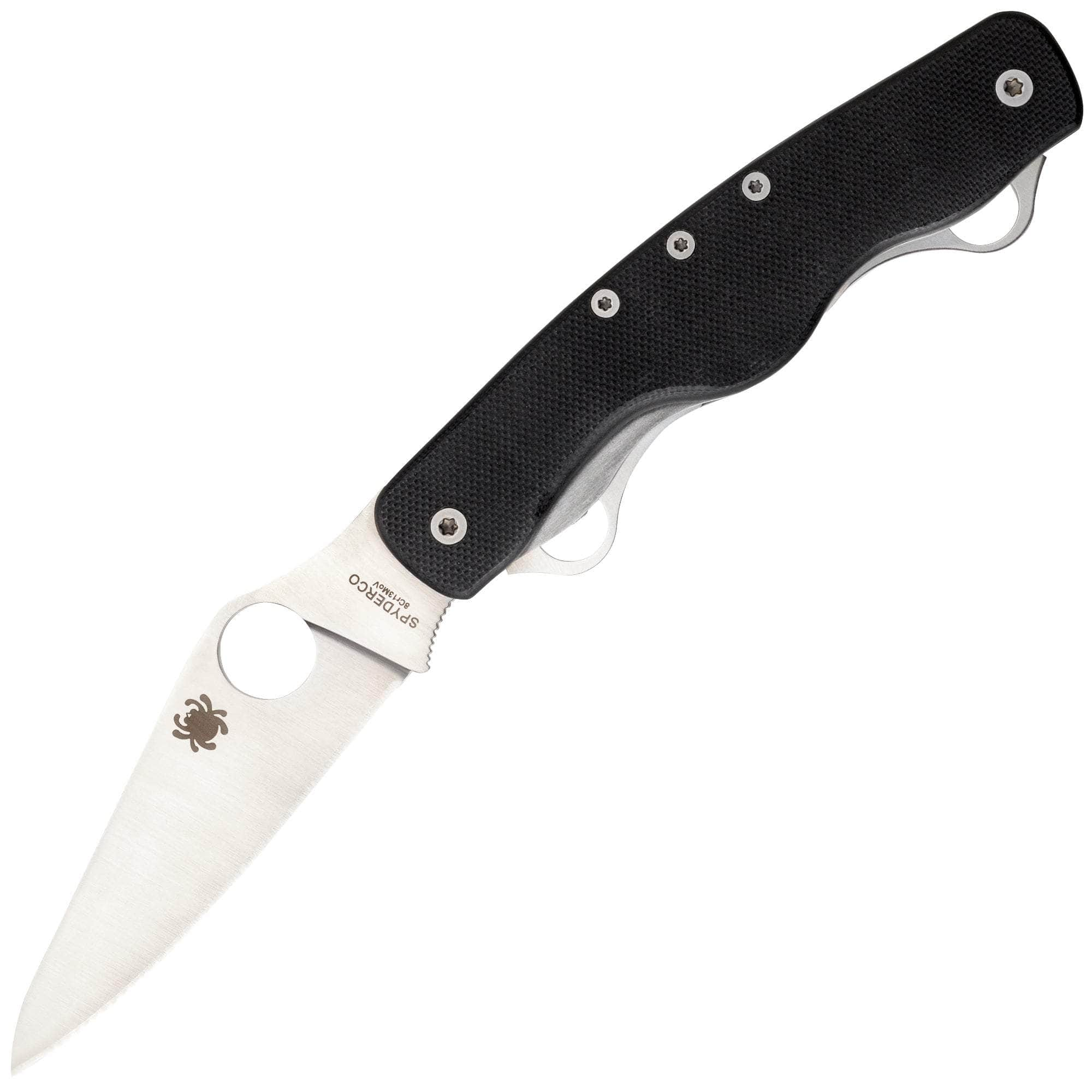 Spyderco ClipiTool, 6 Tools, 3.5 Blade, Black G10 Handle - C208GP Good Selling Online