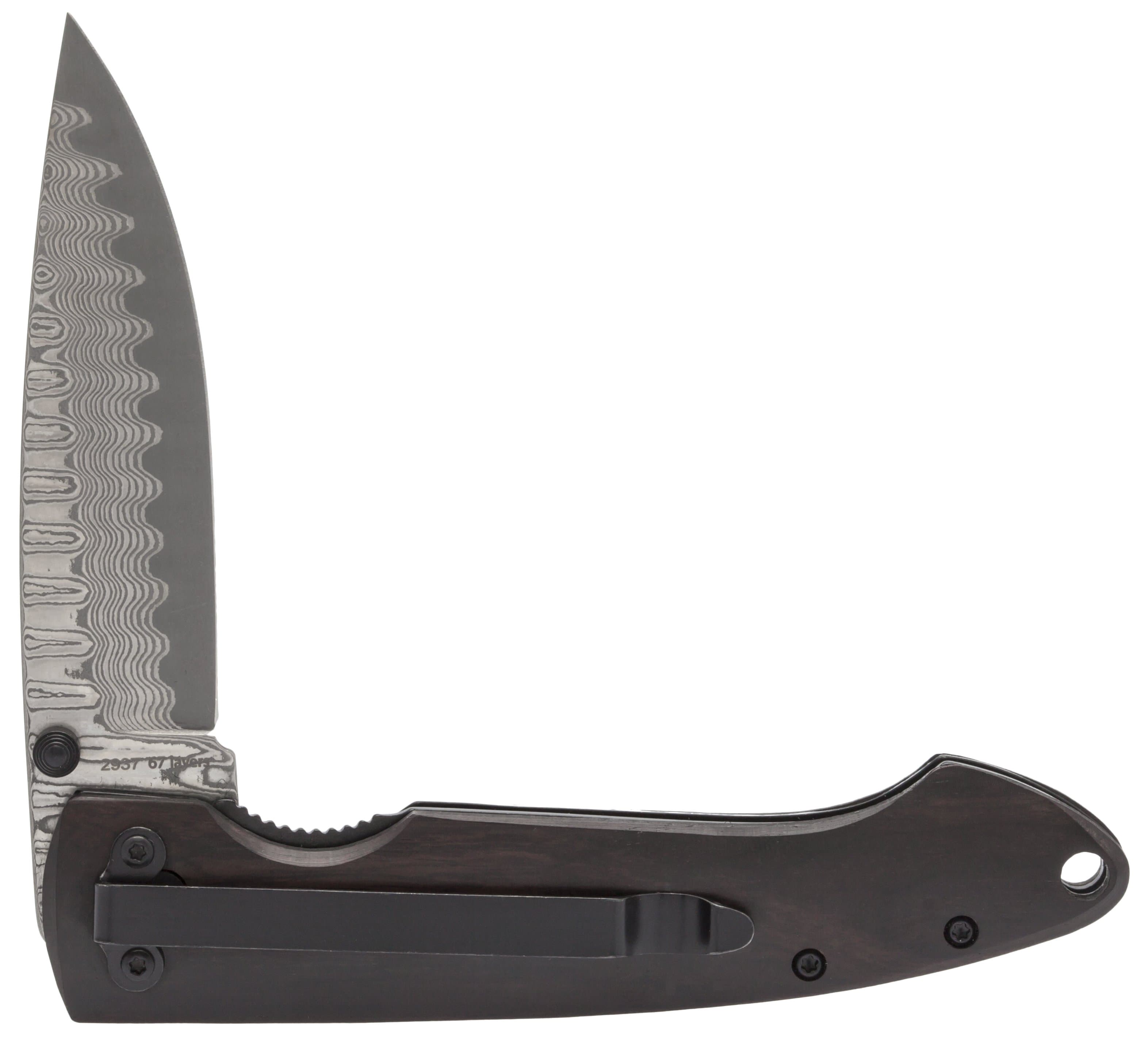 Boker Plus Damascus Gent I, 3.23 Blade, Ebony Wood Handle - 01BO101DAM With Mastercard Cheap Pice