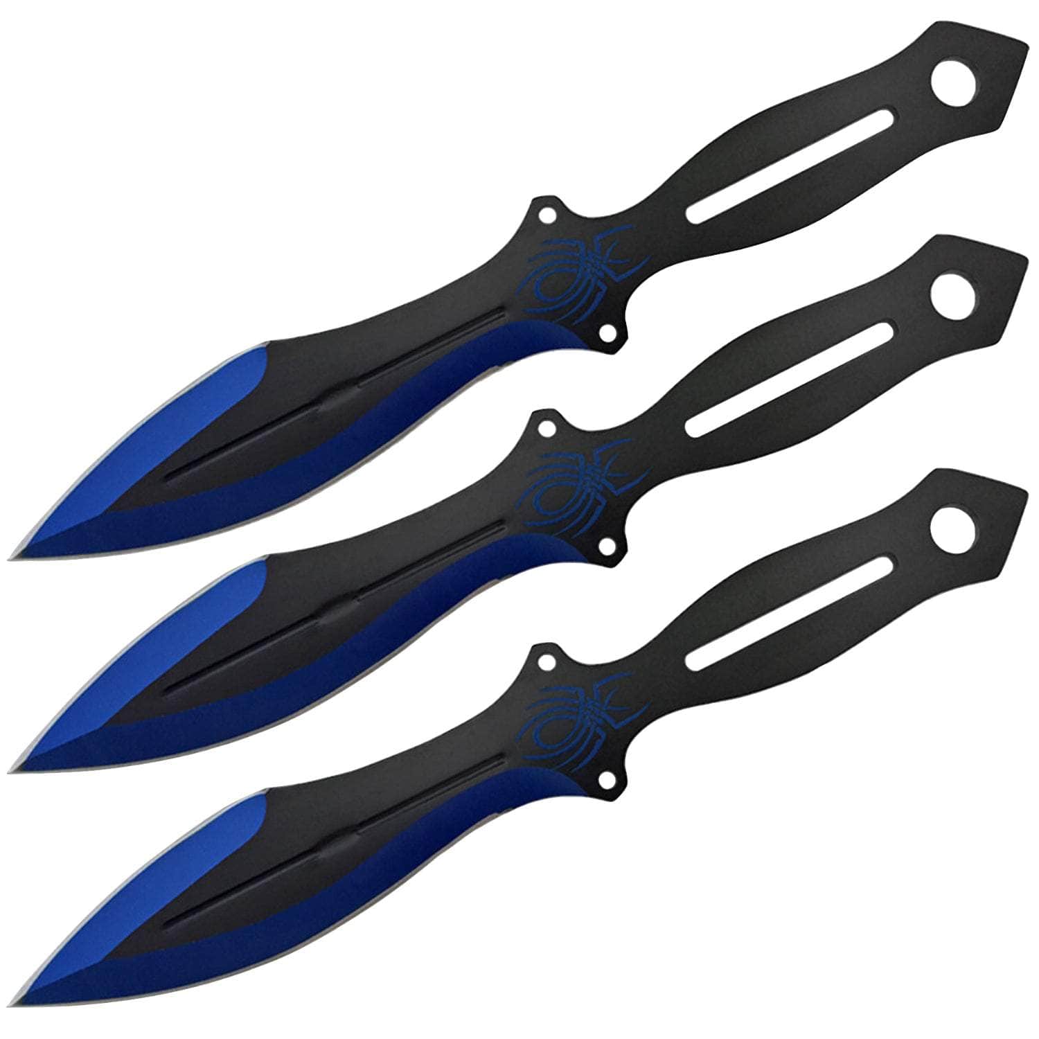 Akuma Arachnid Demon Ninja Throwing Knives, 3 9 Throwers, Sheath TK9343-90-3 Find Great For Sale