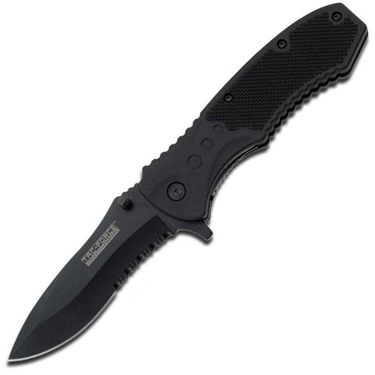 Tac-Force Tactical Folder, 3.5 Assisted Blade, Black ABS Handle - TF-800BK Outlet Marketable