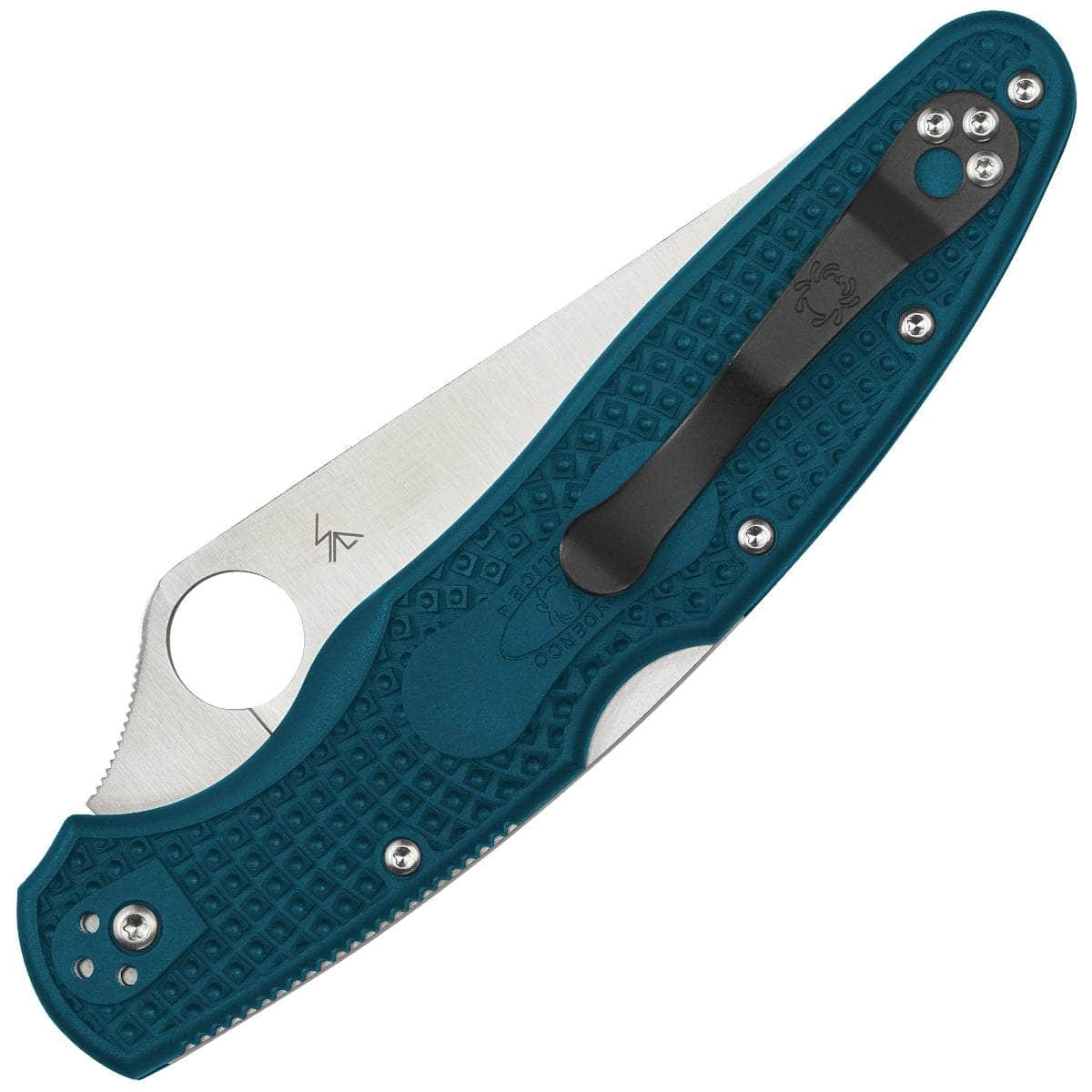 Spyderco Police 4 Lightweight, 4.38 K390 Blade, Blue FRN Handle - C07FP4K390 Cheap