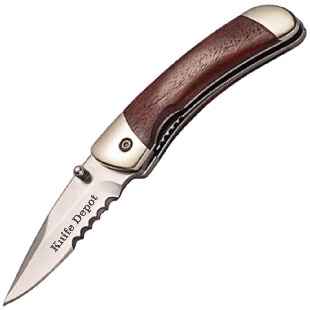Engraved Parker River Classic Folding Knife, 2.75 Blade, Rosewood Handle Pick A Best For Sale