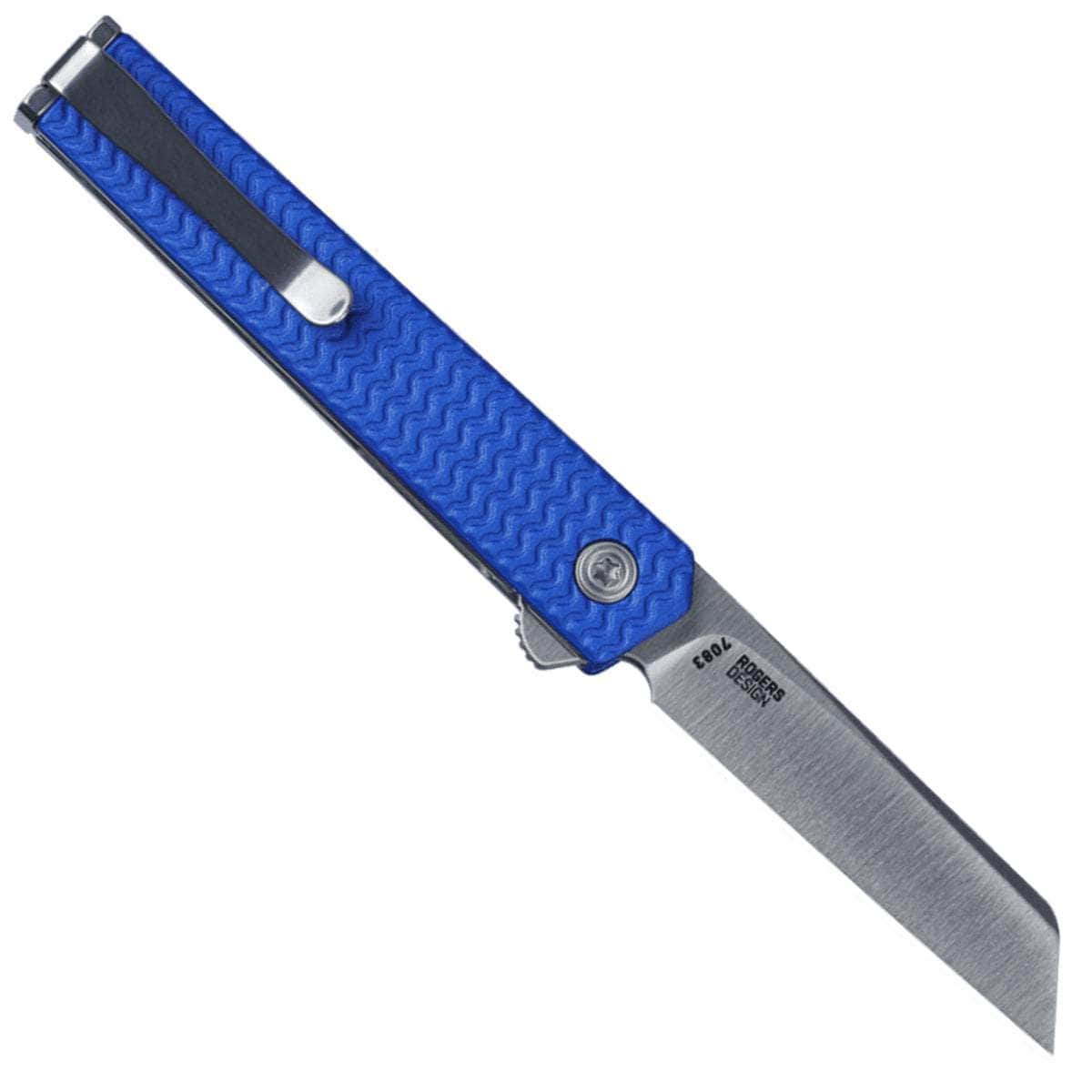 CRKT CEO Microflipper, 2.21 Wharncliffe Blade, Blue Aluminum Handle - 7083 Many Kinds Of Online