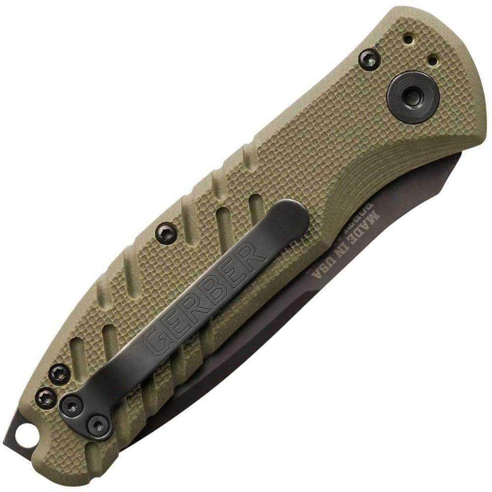 Gerber Propel Auto, 3.5 ComboEdge Black Blade, OD Green G10 Handle - 30-001309 Cheap Online Online