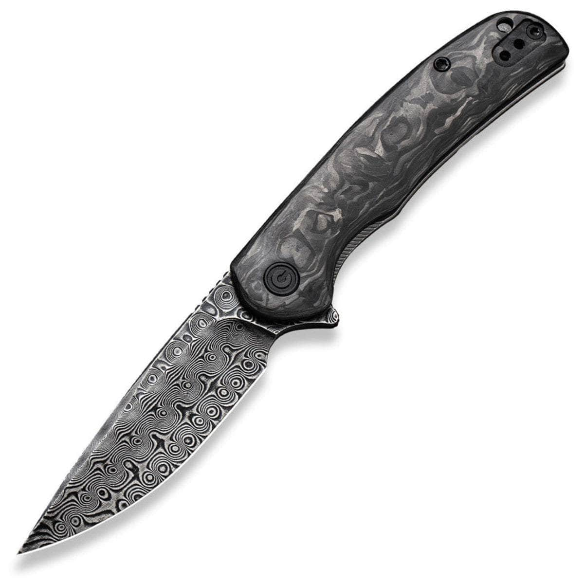 CIVIVI NOx, 2.97 Damascus Blade, Black Carbon Fiber/Steel Handle - C2110DS-1 Choice Cheap Pice