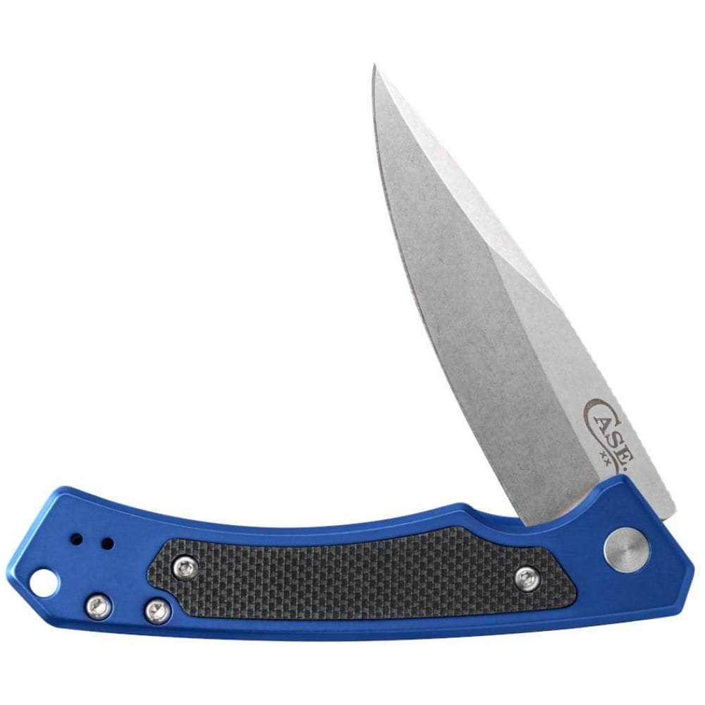 Case Marilla, 3.4 S35VN Blade, Blue Aluminum Handle - 25882 Cheap Free Shipping