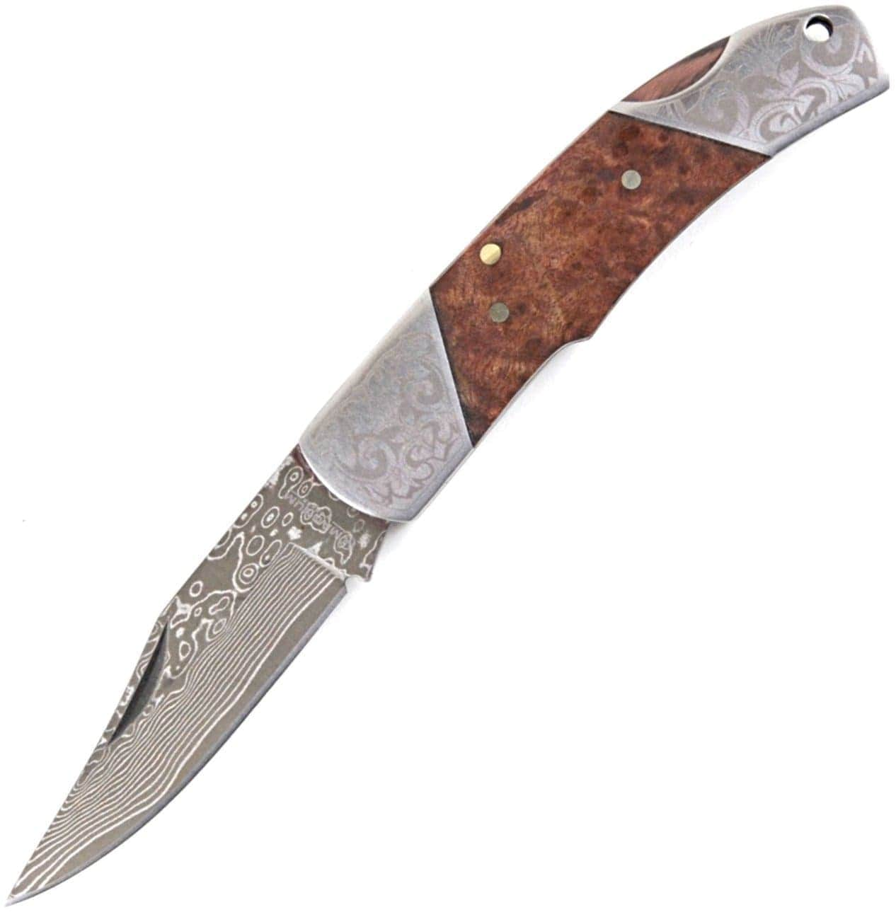 Boker Magnum Damascus Duke, 2.44 Blade, Wood/Steel Handle - 01MB946DAM Sale Ebay