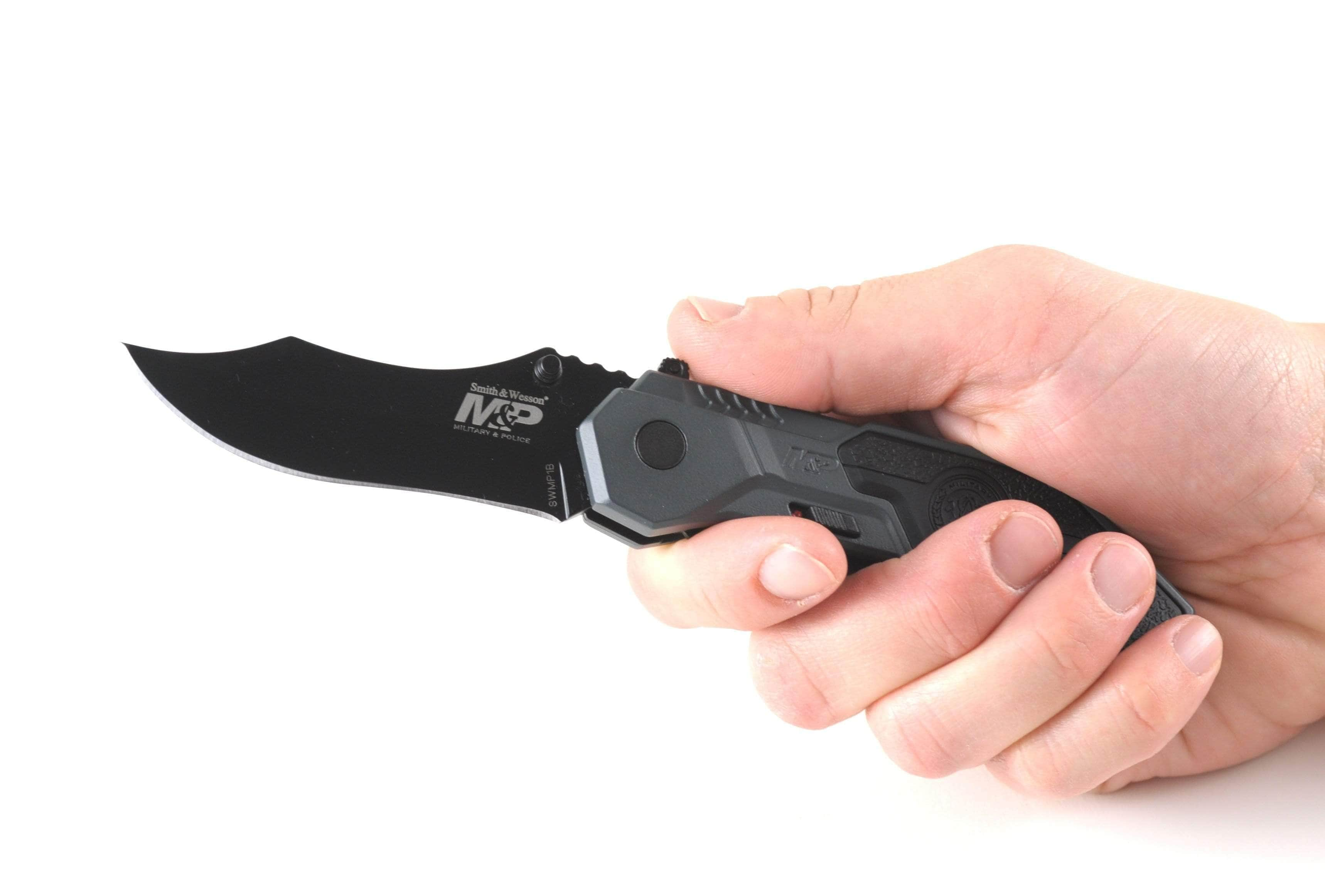 Smith & Wesson M&P Tactical Knife, 2.9 MAGIC Assisted Blade, Aluminum Handle - SWMP1B With Credit Card Free Shipping