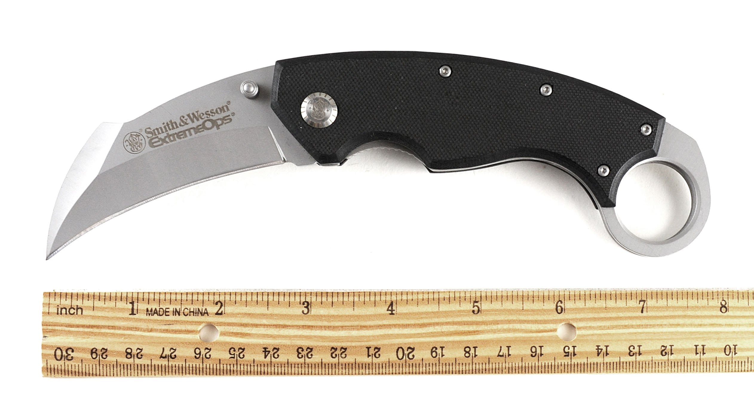 Smith & Wesson Extreme Ops Karambit, 3 Blade, G10 Handle - CK33 Online Online Free Shipping