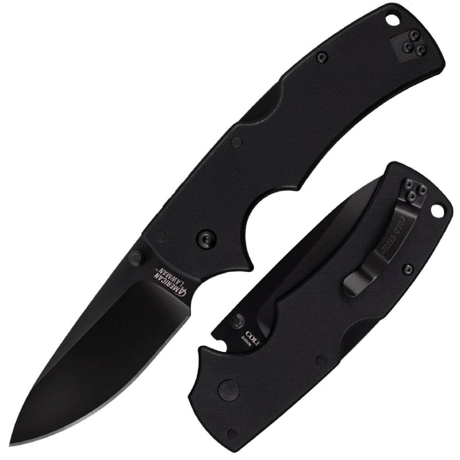 Cold Steel American Lawman, 3.5 S35VN Blade, G10 Handle - 58B 100% Original