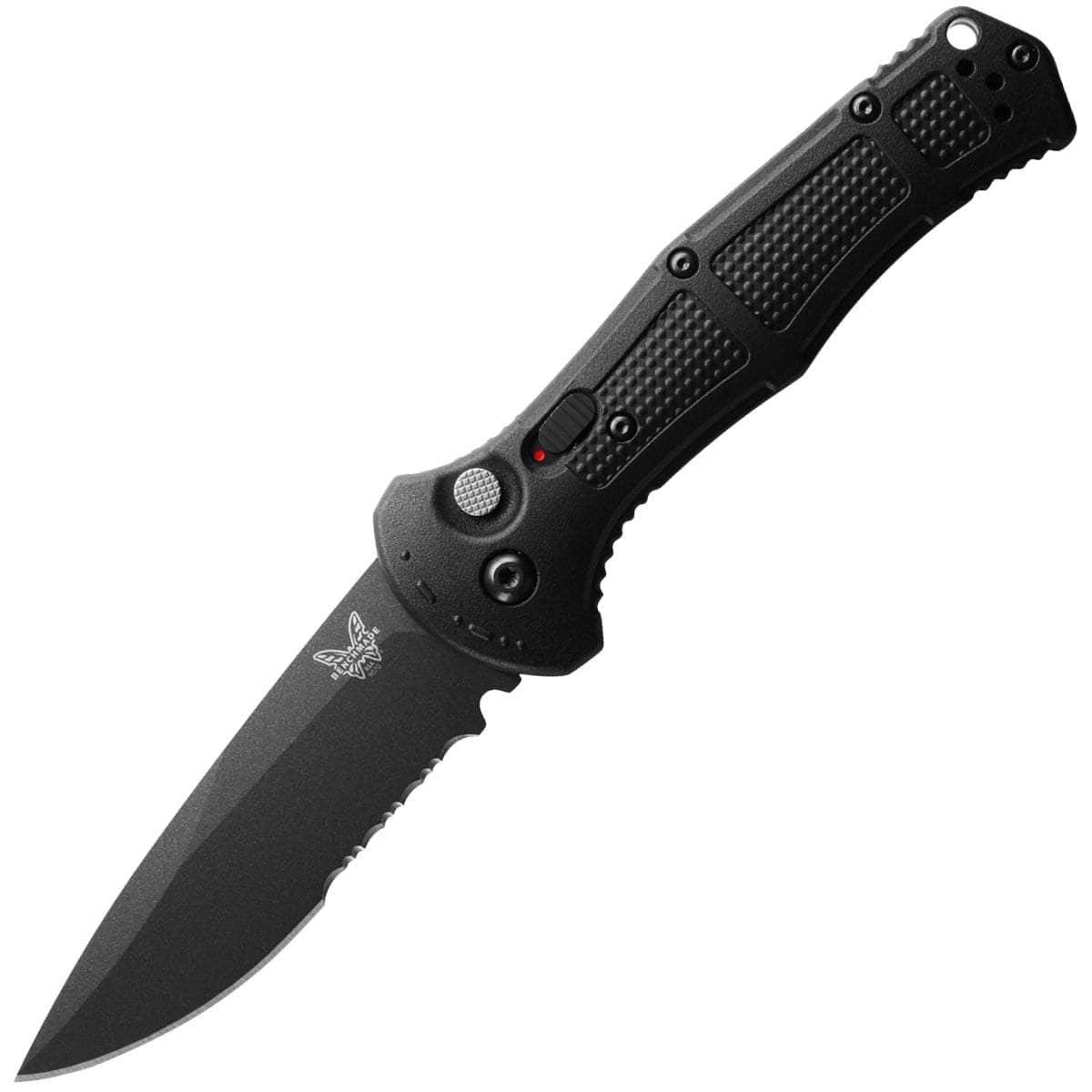 Benchmade Claymore Auto, 3.6 D2 Serrated Blade, Grivory Handle - 9070SBK Cheap Sale Supply