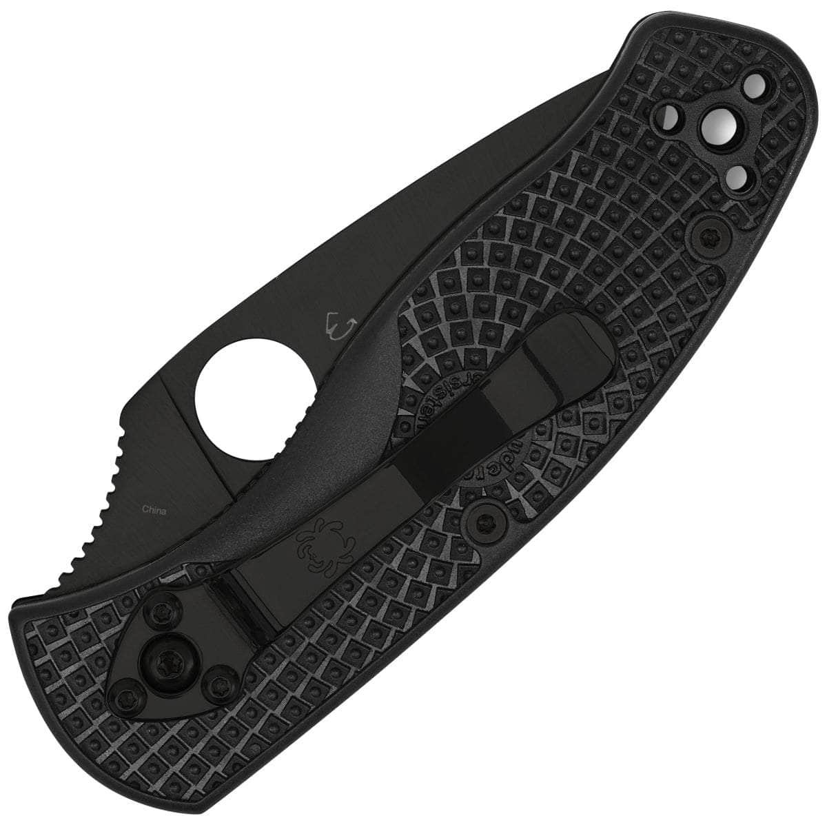 Spyderco Persistence Lightweight, 2.75 Black Blade, Black FRN Handle - C136PBBK Buy Cheap Release Dates