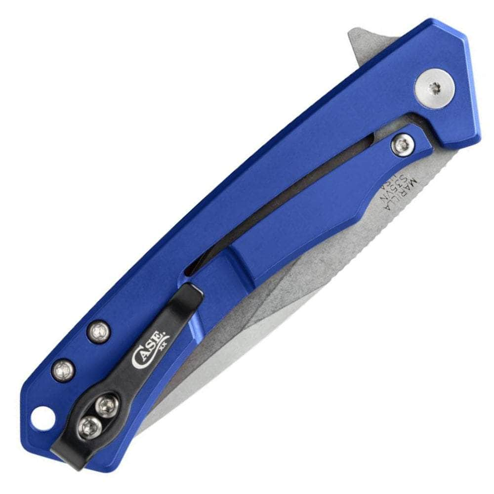 Case Marilla, 3.4 S35VN Blade, Blue Aluminum Handle - 25882 Cheap Free Shipping