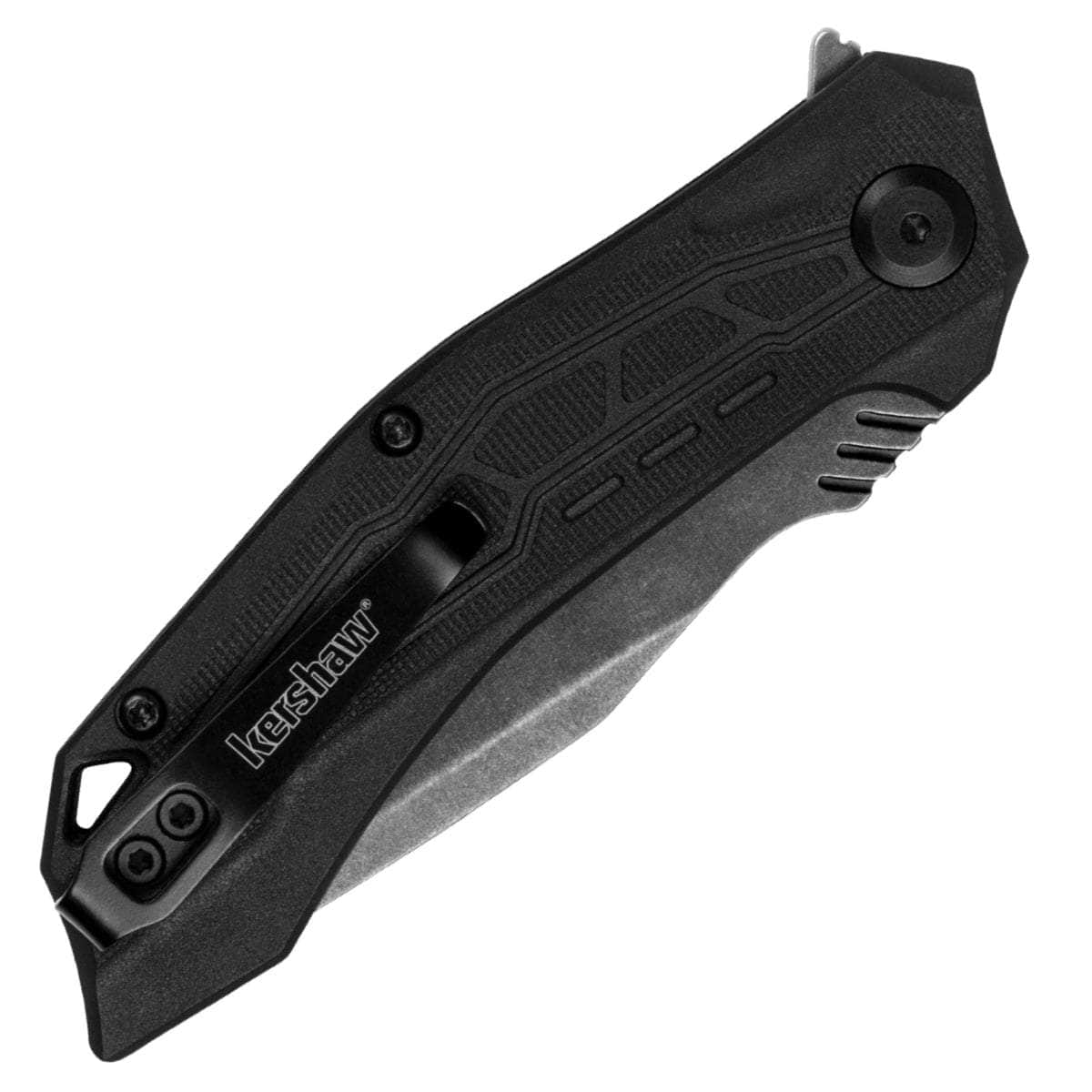 Kershaw Flatbed, 3.125 Black Blade, GFN/Steel Handle - 1376 Discount Cost