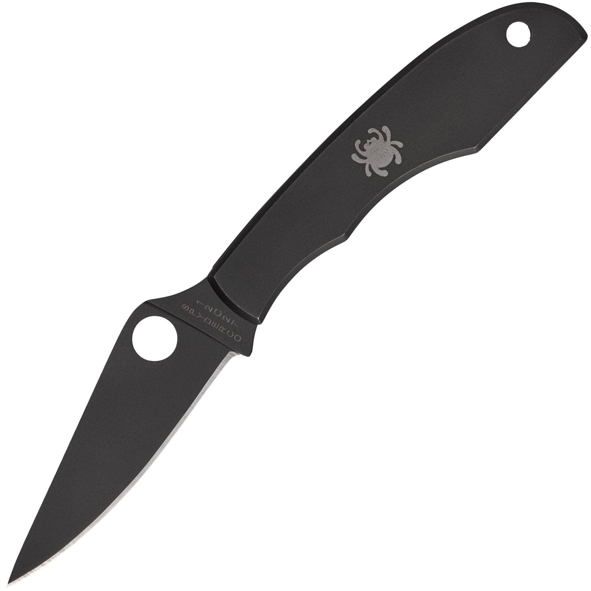 Spyderco Grasshopper, 2.27 12C27 Black Blade, Black Steel Handle - C138BKP Online Online Cheap Pice