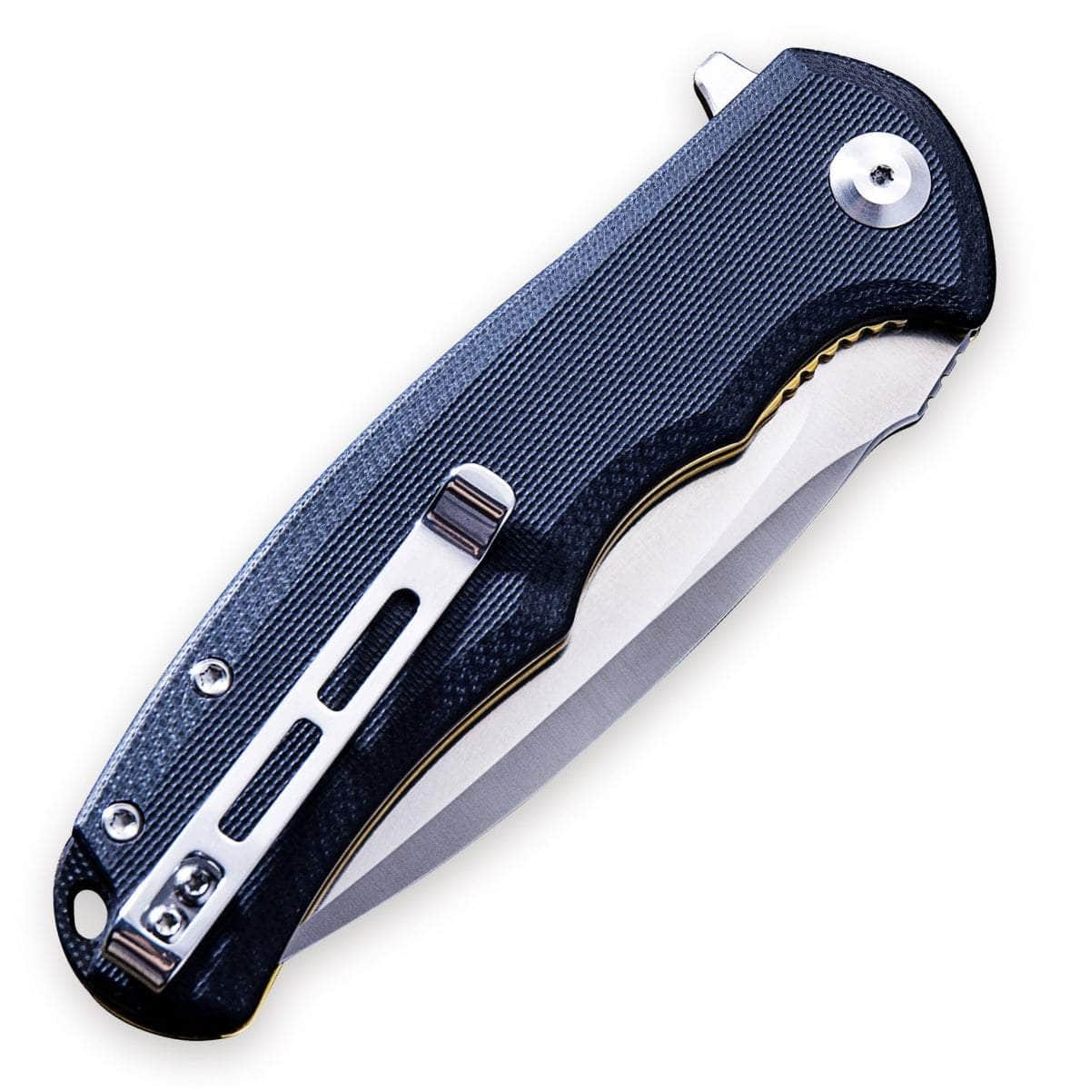 CIVIVI Praxis, 3.75 Satin Flipper Blade, Black G10 Handle - C803C Best Seller For Sale