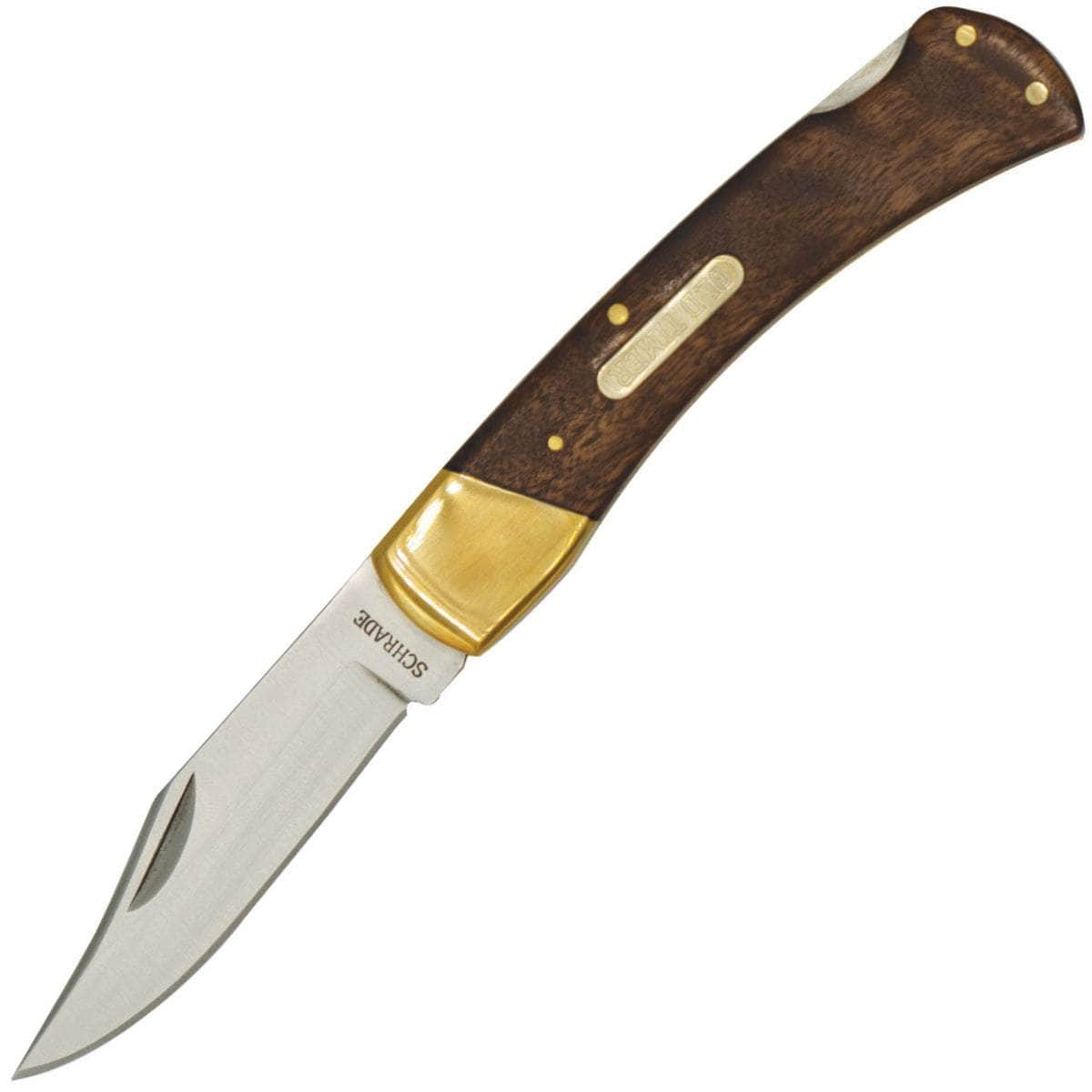 Schrade Old Timer 6OTW Golden Bear, 3.6 Blade, Desert Ironwood Handle, Sheath Authentic Cheap Pice