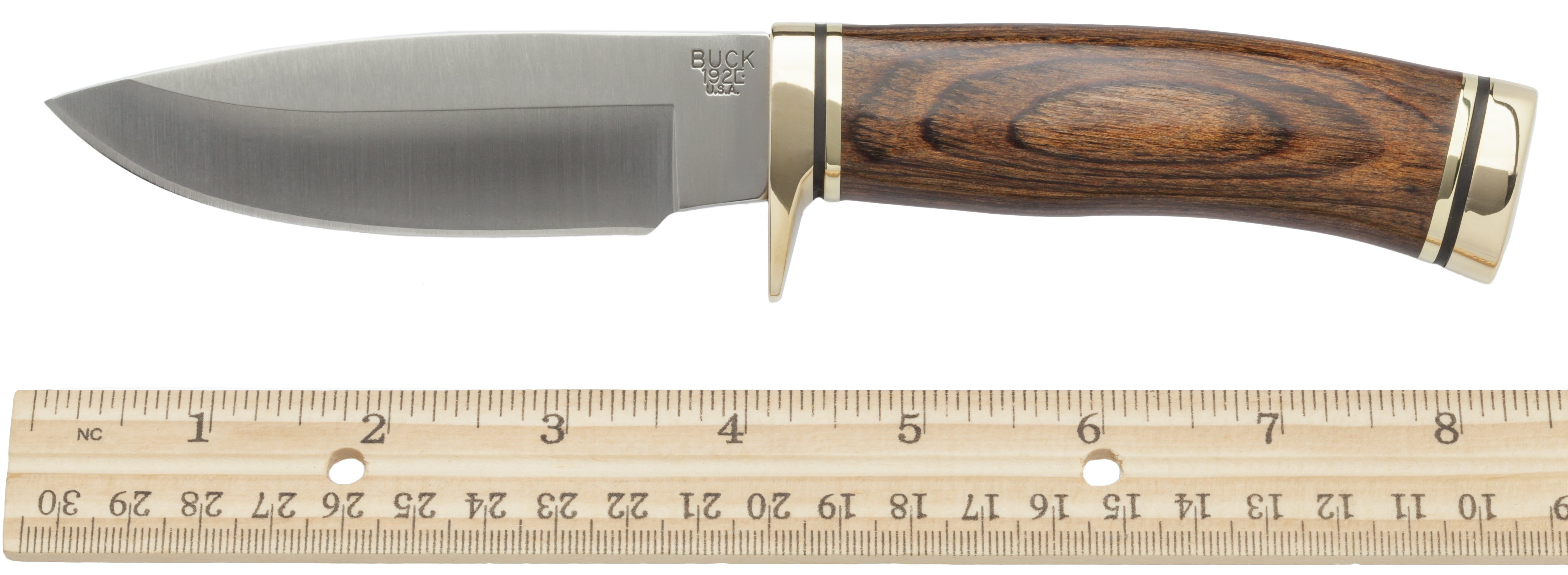 Buck 192 Vanguard, 4.25 420HC Blade, Walnut Handle, Sheath - 0192BRS-B Sale Low Pice Fee Shipping