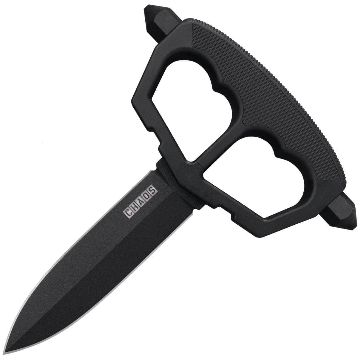 Cold Steel Chaos Push Knife, 5 Black SK5 Blade, D-Guard Handle - 80NT3 Buy Cheap Popular