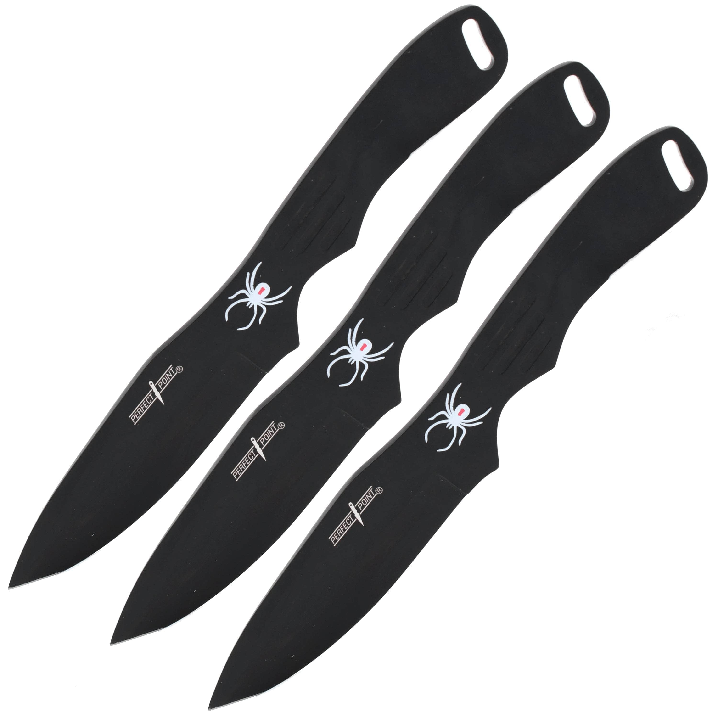 Perfect Point Throwing Knives, 3 8 Black Throwers, Sheath - RC-1793B 2025 New Cheap Online