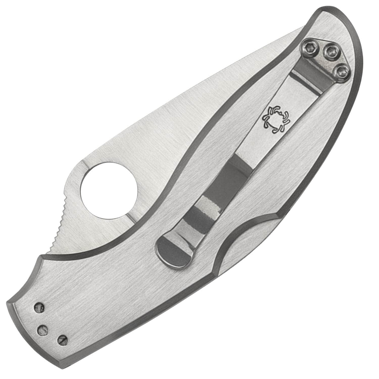 Spyderco UpTern, 2.82 Plain Blade, Steel Handle - C261P Outlet Store Cheap Pice