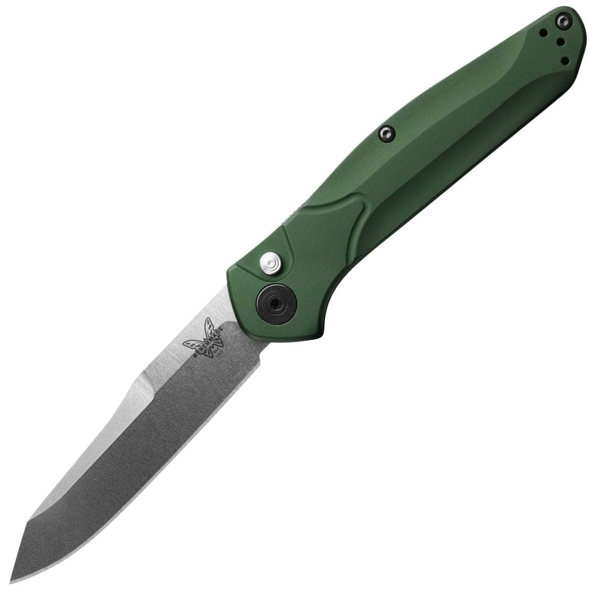 Benchmade 9400 Osborne Auto, 3.4 S30V Satin Blade, Green Aluminum Handle Cheap Low Cost