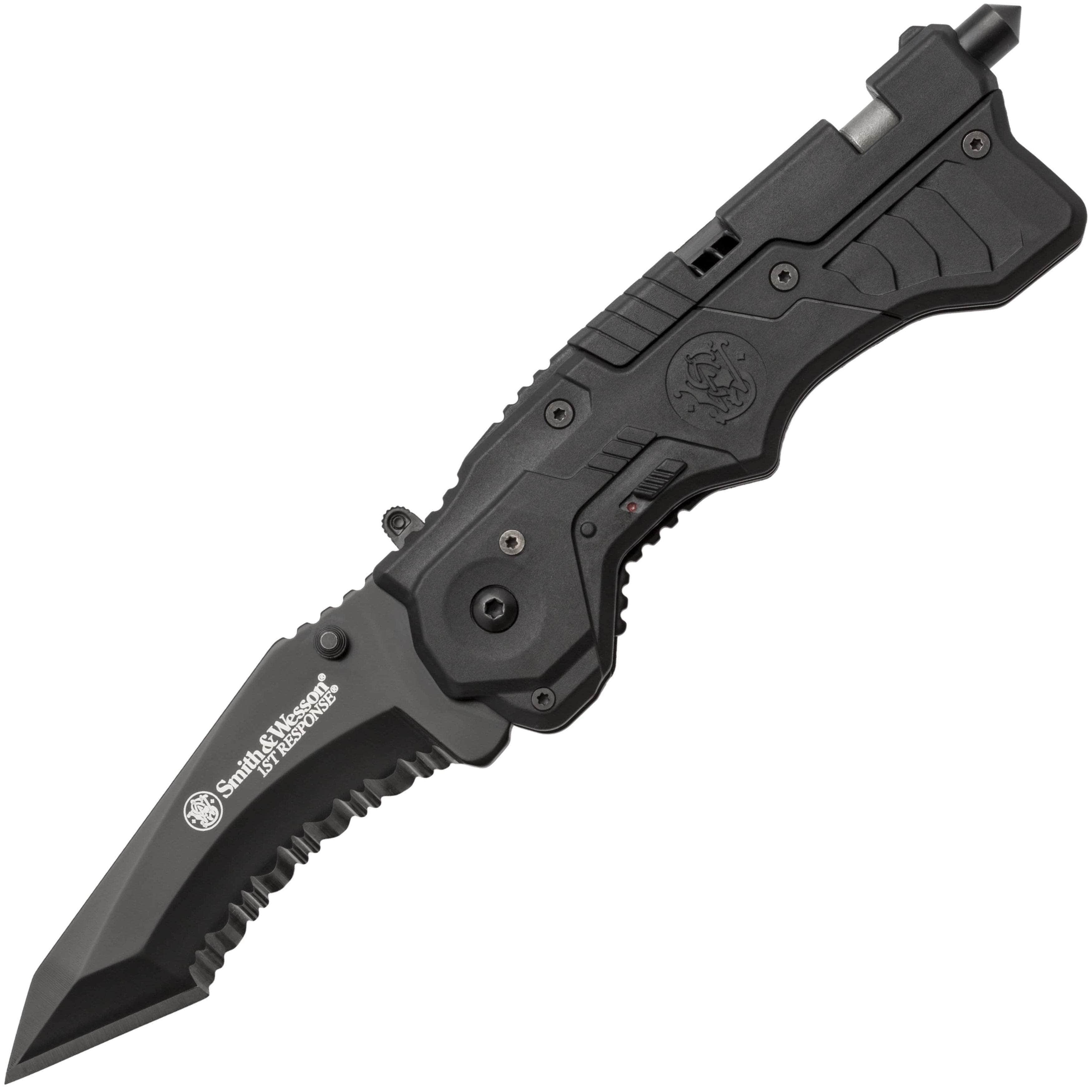 Smith & Wesson 1st Response Rescue Tool, 3.4 Assisted Blade, GFN Handle - SW911B Free Shipping Best Seller