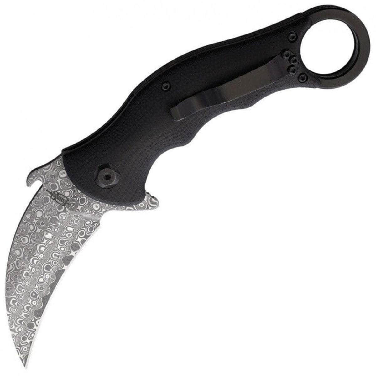 BnB Knives Damascus Pocket Karambit, 3 Blade, G10 Handle - BNB1221KFD Buy Cheap Low Shipping Fee